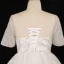 Stunning Glitter Ivoor Grote Maat Baljurk Trouwjurken 2021 U-hals Kanten Tule Satijn 1/2 Mouwen Ruglooze Handgemaakt Kralen Rhinestone Pailletten Glans Chapel Train Huwelijk