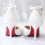 Schöne Weiß 2018 Hochzeit 9 cm Spitzschuh Ball Perlenstickerei Kristall Strass Hochhackige Stilettos Brautschuhe