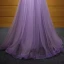 Chic / Beautiful Lavender Evening Dresses  2017 A-Line / Princess V-Neck Tulle Appliques Backless Beading Sequins Evening Party Formal Dresses