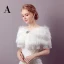 White Winter Lace-up Faux Fur Wedding Prom Shawls 2017