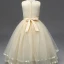 Chic / Beautiful Candy Pink Flower Girl Dresses 2017 A-Line / Princess U-Neck Appliques Lace Butterfly Wedding