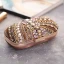 Vintage / Retro Brown Suede Beading Rhinestone Metal Clutch Bags 2018