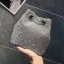 Piękne Srebrny Cekinami Rhinestone Kopertówki 2018