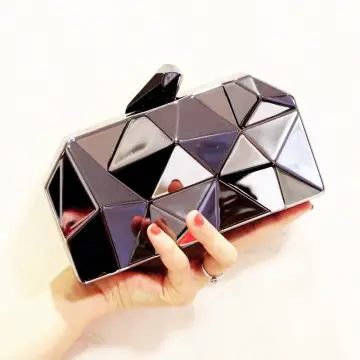 Amazing Unique Grey Metal Clutch Bags 2018