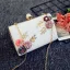 Chic / Beautiful White Flower Metal Clutch Bags 2018
