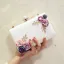 Chic / Beautiful White Flower Metal Clutch Bags 2018