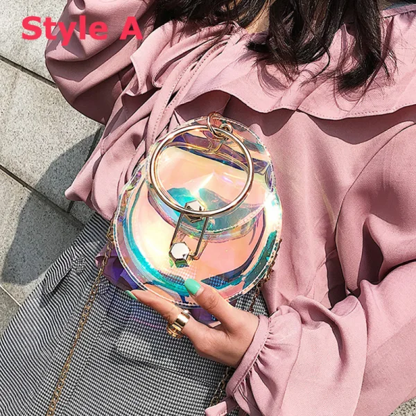 Transparent Doré Métal Pochette 2018