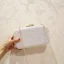 Bling Bling Candy Pink Glitter Metal Clutch Bags 2018