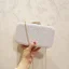 Bling Bling Candy Pink Glitter Metal Clutch Bags 2018