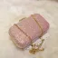 Bling Bling Candy Pink Glitter Metal Clutch Bags 2018
