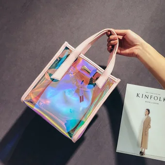 Transparent Blushing Pink Clutch Bags 2018