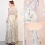 Chic / Beautiful Silver Prom Dresses 2017 A-Line / Princess Pierced Scoop Neck 1/2 Sleeves Sequins Embroidered Floor-Length / Long Formal Dresses