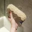 Luxe Champagne Faux Diamant Gland Perle Pochette 2018