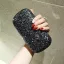 Bling Bling Ciel étoilé Noire Glitter Pochette 2018