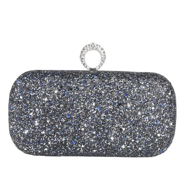 Bling Bling Ciel étoilé Noire Glitter Pochette 2018