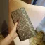 Scintillantes Glitter Faux Diamant Argenté Pochette 2018