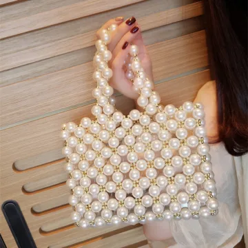 Luxe Ivoire Perlage Perle Pochette 2018
