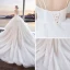 Modern / Fashion Ivory Wedding Dresses 2018 Ball Gown Shoulders Spaghetti Straps Sleeveless Backless Appliques Lace Sequins Cathedral Train Ruffle