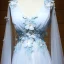 Elegant Formal Dresses 2017 Prom Dresses Sky Blue Chapel Train A-Line / Princess Cascading Ruffles V-Neck Sleeveless Backless Butterfly Appliques Flower Beading Crystal Pearl