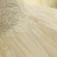 Simple Champagne Robe De Mariée 2018 Robe Boule Transparentes Encolure Dégagée 1/2 Manches Dos Nu Appliques En Dentelle Train De Balayage Volants