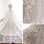Luxury / Gorgeous Ivory Pierced Wedding Dresses 2018 Ball Gown High Neck Sleeveless Appliques Lace Crystal Beading Pearl Royal Train Ruffle