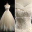 Classique Champagne Robe De Mariée 2018 Princesse De l'épaule Manches Courtes Dos Nu Faux Diamant Perlage Appliques En Dentelle Paillettes Longue Volants