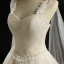Luxury / Gorgeous Champagne Wedding Dresses 2018 Ball Gown Shoulders Sleeveless Backless Appliques Lace Crystal Beading Sequins Watteau Train Royal Train Ruffle
