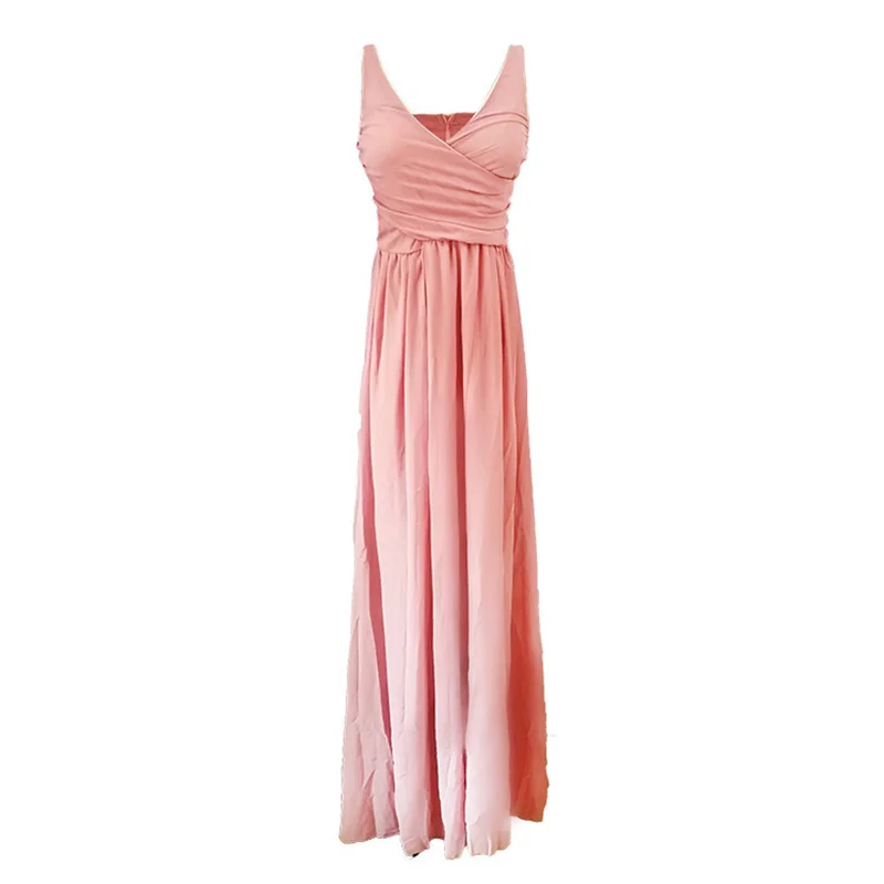 white christmas dresses Flossie Pink Sleeveless Prom Dress - US 12 main image 1