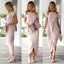 Simple Bleu Ciel Été Robes longues 2018 Encolure Dégagée Manches Courtes Lacer Longueur Cheville Volants Vêtements Femme