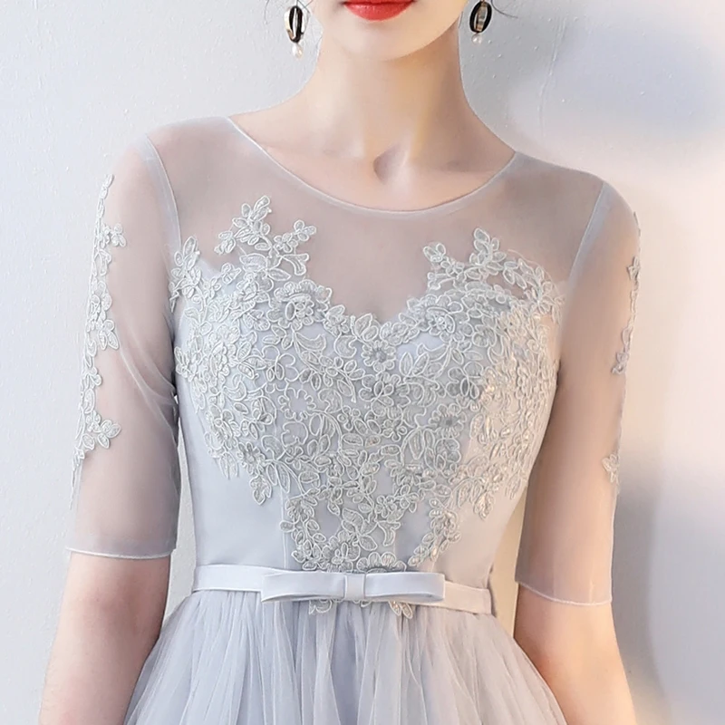 gray summer bridesmaid dresses Cap Shoulder Pleat Mermaid Dark Gray Bridesmaid Dresses Wedding Party –  luladress