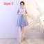 Affordable Sky Blue Bridesmaid Dresses 2018 A-Line / Princess Appliques Lace Short Ruffle Backless Wedding Party Dresses