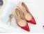 Fashion Blushing Pink Gradient-Color Evening Party Pumps 2024 12 cm Stiletto Heels Pointed Toe Pumps High Heels
