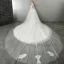 Chinese style White Pierced Wedding Dresses 2017 A-Line / Princess High Neck Sleeveless Backless Appliques Lace Royal Train