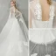 Chinese style White Pierced Wedding Dresses 2017 A-Line / Princess High Neck Sleeveless Backless Appliques Lace Royal Train