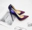 Fashion Blushing Pink Gradient-Color Evening Party Pumps 2024 12 cm Stiletto Heels Pointed Toe Pumps High Heels