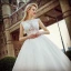 Sexy White Pierced Wedding Dresses 2017 Ball Gown Scoop Neck Sleeveless Appliques Lace Sash Court Train