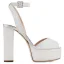 Unique Or Rose Cocktail Sandales Femme 2022 Bride Cheville 12 cm Talons Épais Peep Toes / Bout Ouvert Sandales Talons Hauts