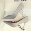 Fashion Blushing Pink Gradient-Color Evening Party Pumps 2022 Sequins 9 cm Stiletto Heels Pointed Toe Pumps High Heels