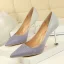 Fashion Blushing Pink Gradient-Color Evening Party Pumps 2022 Sequins 9 cm Stiletto Heels Pointed Toe Pumps High Heels