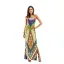 Bohemia Yellow Summer Maxi Dresses 2018 Spaghetti Straps Sleeveless Printing Flower Ankle Length Backless Womens Clothing