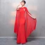 Abordable Rouge Robe De Soirée 2018 Trompette / Sirène Encolure Dégagée Sans Manches Watteau Train Volants Robe De Ceremonie