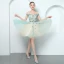 Modern / Fashion Pool Blue Cocktail Dresses 2018 A-Line / Princess Off-The-Shoulder Short Sleeve Appliques Flower Beading Short Ruffle Backless Formal Dresses