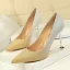 Fashion Blushing Pink Gradient-Color Evening Party Pumps 2022 Sequins 9 cm Stiletto Heels Pointed Toe Pumps High Heels