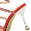 Sexy Black Rhinestone Cocktail Party Womens Sandals 2022 8 cm Stiletto Heels Open / Peep Toe Sandals High Heels