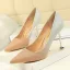 Fashion Blushing Pink Gradient-Color Evening Party Pumps 2022 Sequins 9 cm Stiletto Heels Pointed Toe Pumps High Heels