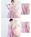 High Low Lilac Bridesmaid Dresses 2018 A-Line / Princess Sash Embroidered Asymmetrical Ruffle Backless Wedding Party Dresses
