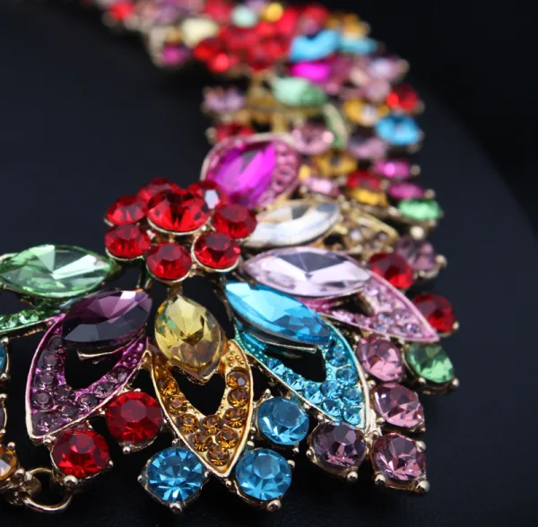 Grape Exagéré Cristal Soirée Accessorize Colliers Boucles D'Oreilles 2023