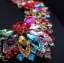 Grape Exagéré Cristal Soirée Accessorize Colliers Boucles D'Oreilles 2023