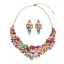 Grape Exagéré Cristal Soirée Accessorize Colliers Boucles D'Oreilles 2023