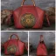 Vintage Bruin Straatkleding Leer Totem Handtas Dames Tassen 2023